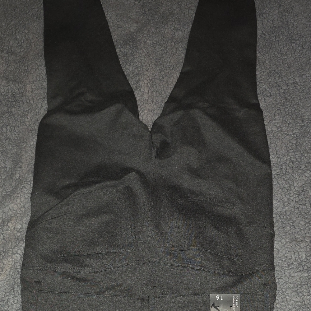 Torrid Size 16 Charcoal Tailored Trouser Stretchy Skinny Pants Elastic Waistband - Picture 7 of 11